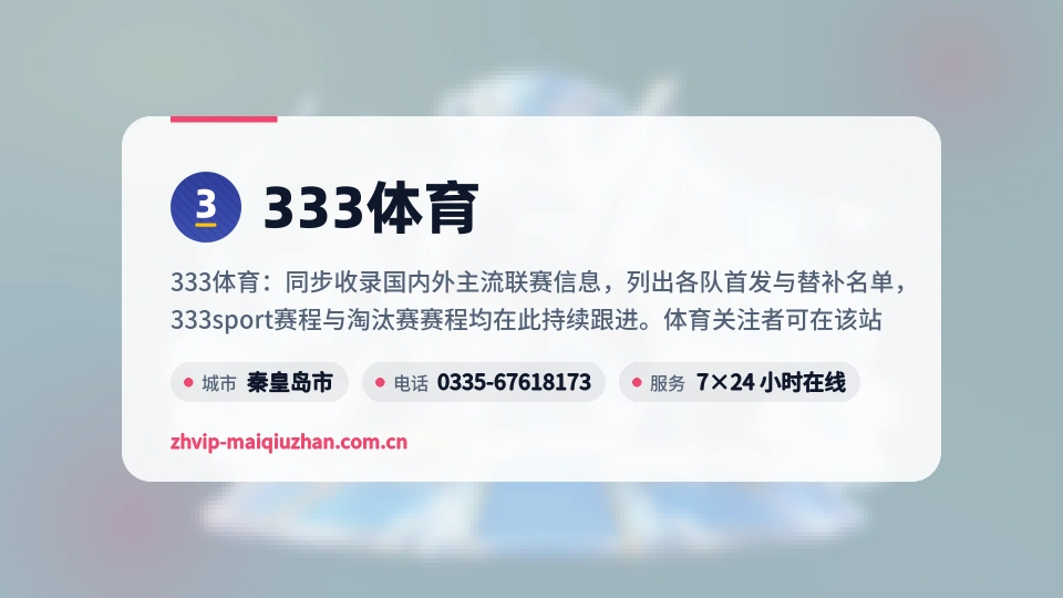 认识333体育